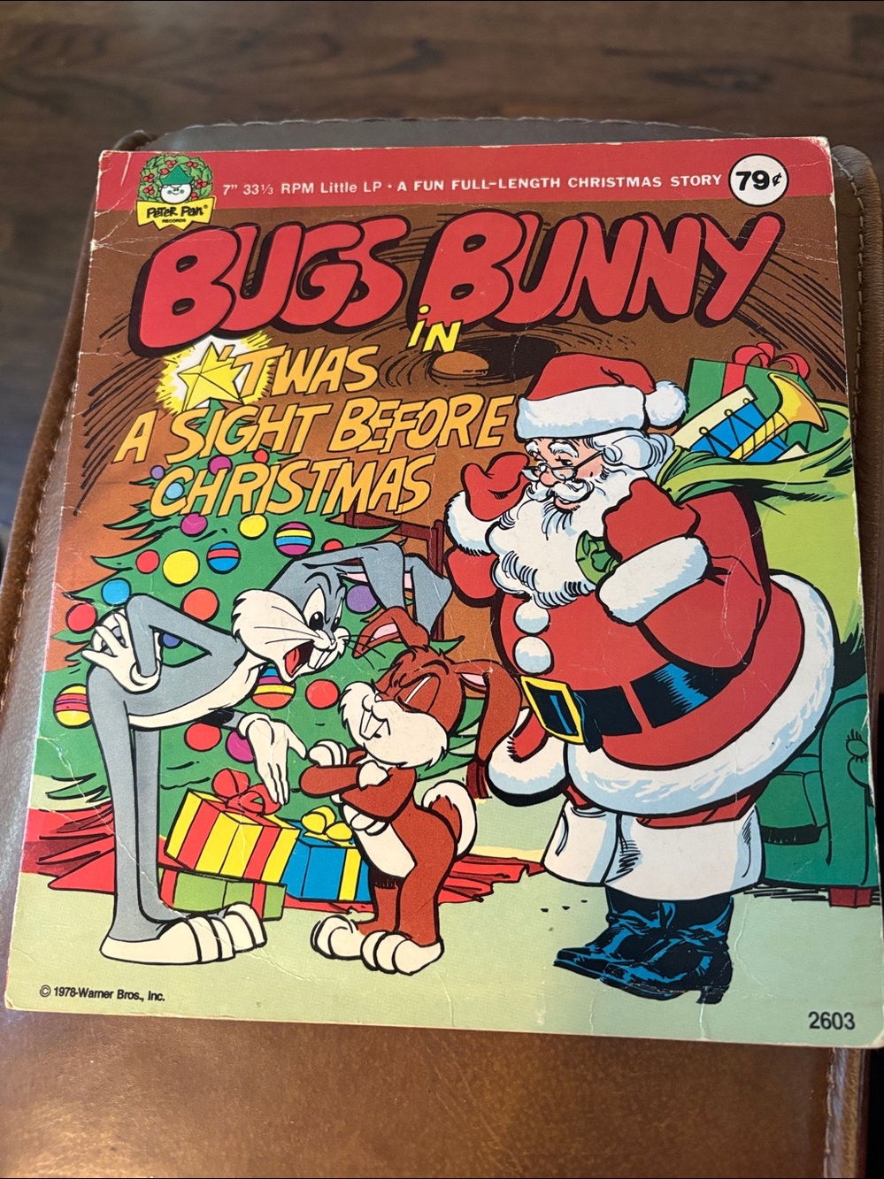Christmas’s Bugs Bunny Record 45 “Twas a Sight Before Christmas”